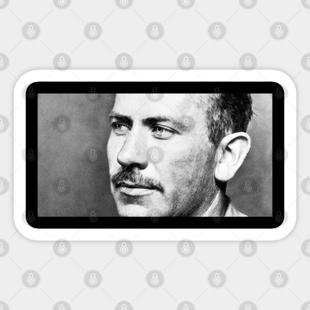 John Steinbeck Sticker by WriterCentral